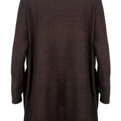 Levency Pocket Knitting Long Coat