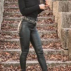 Levency New In Side Button Long Sleeve T Shirt