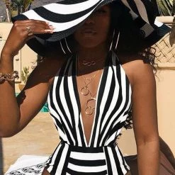 Levency Stripe Straw Hat