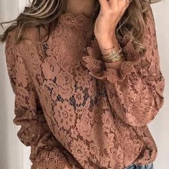 Levency Layering Lace Puffed Sleeve Top New In 11 Levency Layering Lace Puffed Sleeve Top New In