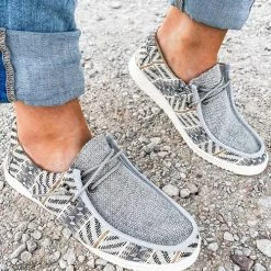 Levency Leopard Snake Print Slip On Canvas Sneakers