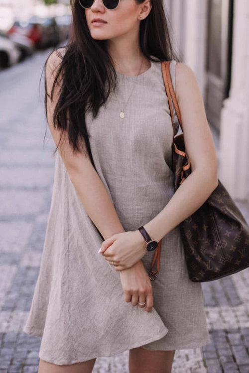 Levency Flowly O Neck Sleeveless Mini Dress 10 Levency Flowly O Neck Sleeveless Mini Dress