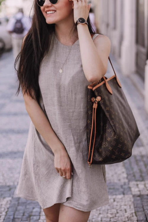 Levency Flowly O Neck Sleeveless Mini Dress 12 Levency Flowly O Neck Sleeveless Mini Dress