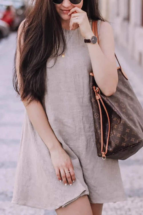 Levency Flowly O Neck Sleeveless Mini Dress 13 Levency Flowly O Neck Sleeveless Mini Dress