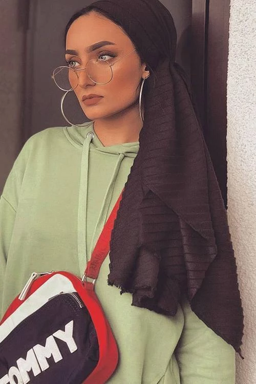 Levency Pleated Chiffon Kerchief New In 9 Levency Pleated Chiffon Kerchief New In