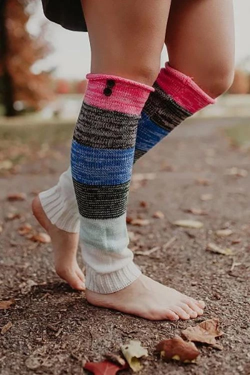 Levency Gradient Button Leg Warms 1 Levency Gradient Button Leg Warms