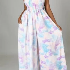 Levency New In Charm Me Wide Legged Tube Jumpsuit