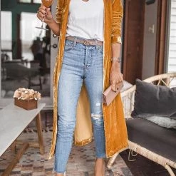 Levency All Touchy Feely Velvet Duster New In