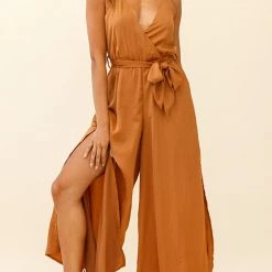 Levency New In Slit Belted Slip Jumpsuits 17 Levency New In Slit Belted Slip Jumpsuits