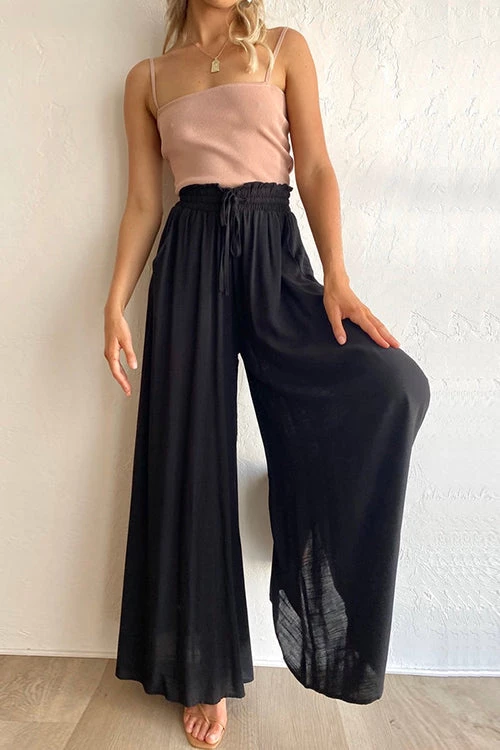 Levency New In Drawstring Wide Leg Pants 2 Levency New In Drawstring Wide Leg Pants