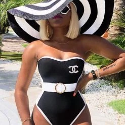 Levency Stripe Straw Hat