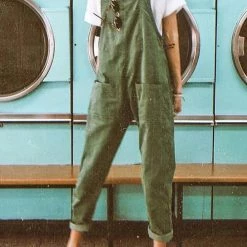 Levency Pockets Loose Sleeveless Jumpsuit New In