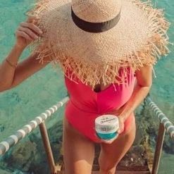 Levency Ripped Hem Wide Brim Hat New In