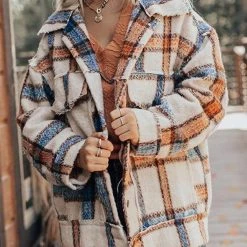 Levency New In Plaid Pockets Button Jackets 23 Levency New In Plaid Pockets Button Jackets