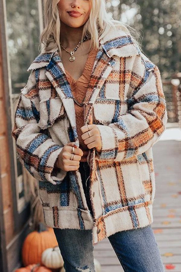 Levency New In Plaid Pockets Button Jackets 12 Levency New In Plaid Pockets Button Jackets