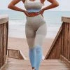 Levency Seamless Color Block Bra Leggings Set