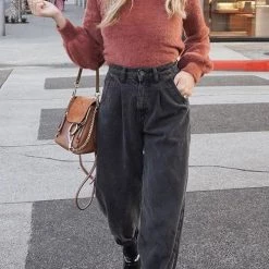 Levency High Waist Denim Bloomers