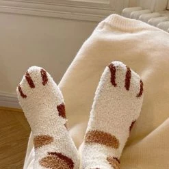 Levency Cat Claws Cute Thick Warm Sleep Floor Socks New In