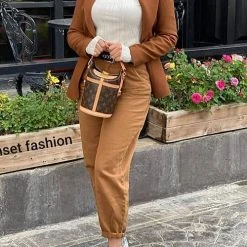 Levency High Waist Denim Bloomers