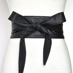 Levency New In Bow Tied PU Belt