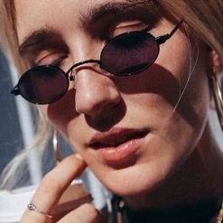 Levency Punk Small Round Sunglasses New In