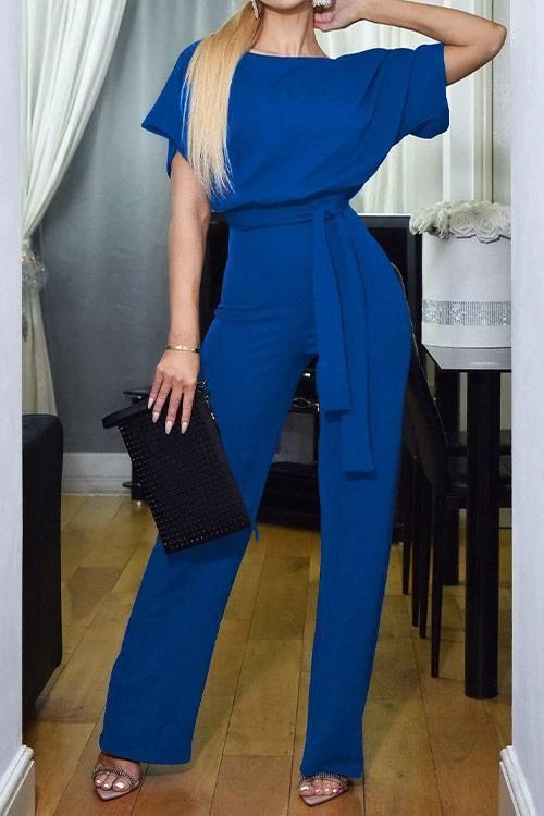 Levency New In Short Sleeve Knot Jumpsuit 9 Levency New In Short Sleeve Knot Jumpsuit