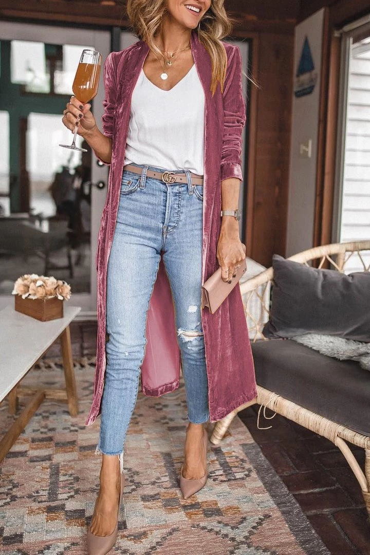 Levency All Touchy Feely Velvet Duster New In 5 Levency All Touchy Feely Velvet Duster New In