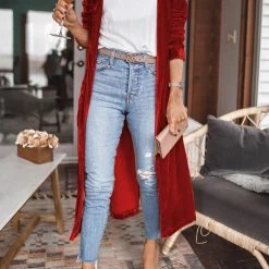 Levency All Touchy Feely Velvet Duster New In 23 Levency All Touchy Feely Velvet Duster New In