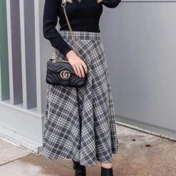 Levency New In High Collar Knit Long Sleeve T Shirt