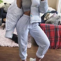 Levency Solid Elastic Joggers New In