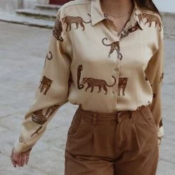Levency Animal Print Shirt