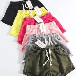 Levency Pockets Drawstring Shorts