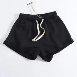 Levency Pockets Drawstring Shorts