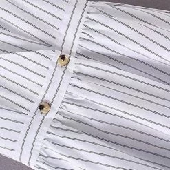 Levency New In Pockets Button V Neck Midi Desss