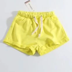 Levency Pockets Drawstring Shorts