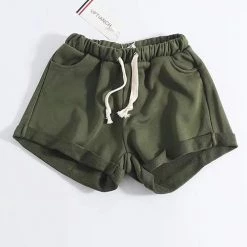 Levency Pockets Drawstring Shorts