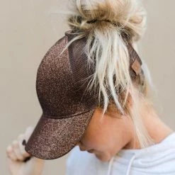 Levency Sequin Mesh Baseball Cap