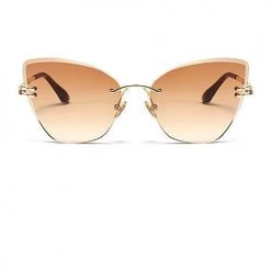 Levency Cat Eye Gradient Sunglasses New In