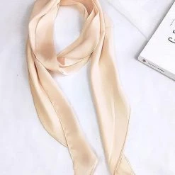 Levency Solid Ribbon Scarf New In