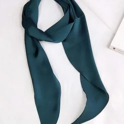 Levency Solid Ribbon Scarf New In