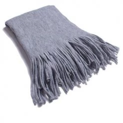 Levency New In Brushed Long Fringed Scarf