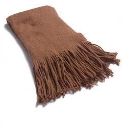 Levency New In Brushed Long Fringed Scarf