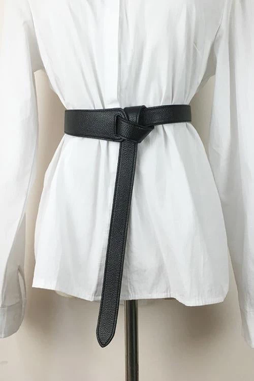 Levency Leather Tied Belt New In 8 Levency Leather Tied Belt New In