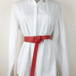 Levency Leather Tied Belt New In 14 Levency Leather Tied Belt New In