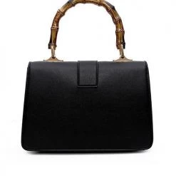 Levency Bamboo Joint Color Block Hand Bag New In