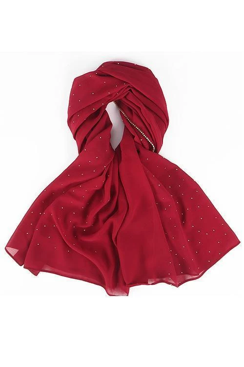 Levency Rhinestone Shawl Scarf 12 Levency Rhinestone Shawl Scarf