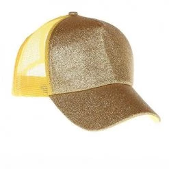Levency Sequin Mesh Baseball Cap 19 Levency Sequin Mesh Baseball Cap