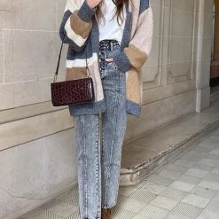 Levency Color Block Cardigan 24 Levency Color Block Cardigan