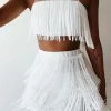 Levency New In Layer Tassels Skirts Set