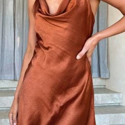 Levency New In Cowl Neck Backless Mini Dress 52 Levency New In Cowl Neck Backless Mini Dress